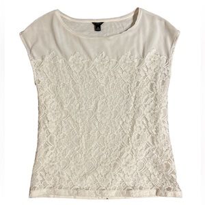 Ann Taylor Lace Top Size Medium